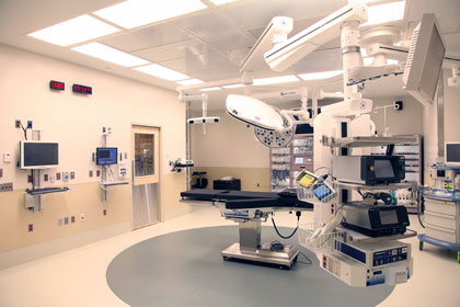 Operating room at Monmouth Medical Center
